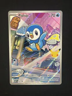 Pokemon TCG: Piplup Promo Series 1 First Partner: Sinnoh Starter 042 NEAR MINT - Image 3