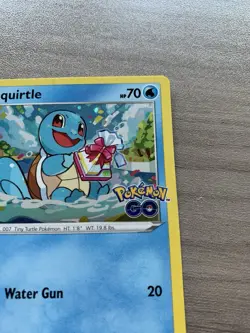 Squirtle SWSH233 Pokemon GO Holo Black Star Promo Pokemon Card - Image 4