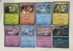 Prismatic Evolutions 8 Cosmos Promo Cards - Image 1