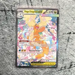 Mega Dragonite EX 290/217 Full Art Holo 370 HP Pokemon Card English - Image 1