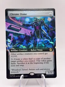 Chrome Dome (Extended Art) Teenage Mutant Ninja Turtles Foil 0276 MTG - Image 1