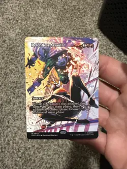Magic: The Gathering Relentless Assault Sorcery Marvel Borderless Spider-Man My… - Image 1