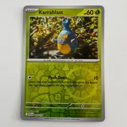 Karrablast 009/159 Common Journey Together Pokemon Reverse Holo Near Mint - Image 1