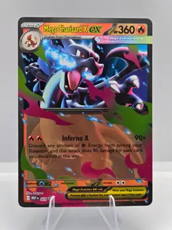 Mega Charizard X ex - 029 029 Holo Promo ME: Mega Evolution Promo Pokemon NM - Image 1