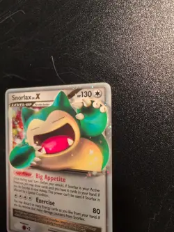 Pokemon TCG Snorlax LV.X Rising Rivals Holo Ultra Rare 111/111 130 HP - Image 4