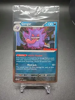 Gengar 050/088 GameStop Stamped Promo SEALED Cosmo Foil Pokemon Card - Image 1
