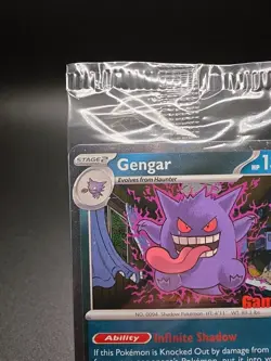 Gengar 050/088 GameStop Stamped Promo SEALED Cosmo Foil Pokemon Card - Image 3