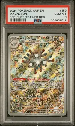 PSA 10 GEM MINT Pokemon Scarlet & Violet Magneton SVP159 Surging Sparks Promo - Image 1