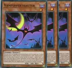 yugioh 3x Vampirvertrauter DASA-DE001 SUPER RARE 1AUFLAGE DEUTSCH - Image 1