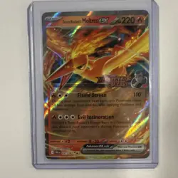 Team Rocket's Moltres ex SIR Stamped PROMO SET SIR 229/182 208/182 031/182 - Image 2