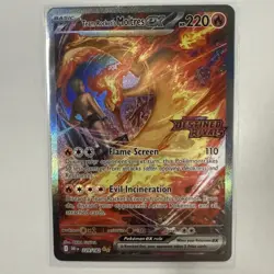 Team Rocket's Moltres ex SIR Stamped PROMO SET SIR 229/182 208/182 031/182 - Image 4