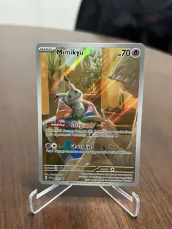 Mimikyu Pokemon Paldean Fates Promo SVP 075 - Image 1
