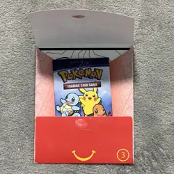 McDonald’s Pokemon TCG 2021 25th Anniversary Happy Meal 2 Packs Pikachu - Image 4
