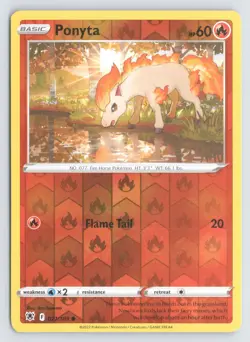 Ponyta 021/189 Pokemon Astral Radiance Reverse Holo Common Near Mint - Image 1