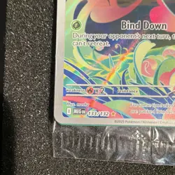 Pokemon Bulbasaur Mega Evolution Stamped 133/132 Holo Full Art Rare 2025 - Image 2