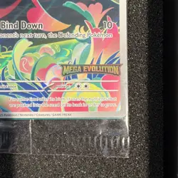 Pokemon Bulbasaur Mega Evolution Stamped 133/132 Holo Full Art Rare 2025 - Image 3