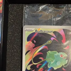 Pokemon Bulbasaur Mega Evolution Stamped 133/132 Holo Full Art Rare 2025 - Image 5