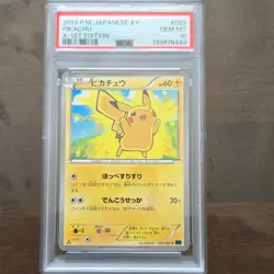 The Pokemon Company 2013 Pikachu 022/060 XY-Bx Japanese 1st Edition PSA 10 - Image 1