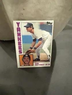 Don Mattingly 1984 Topps #8 Rookie Card - Image 1