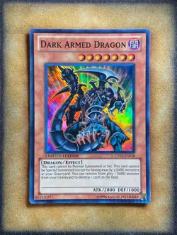 Yugioh Dark Armed Dragon CT07-EN016 Super Rare Limited Edition CRIMPED - Image 1