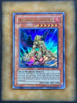 Yugioh Manticore of Darkness IOC-067 Ultra Rare 2017 Print NM - Image 1