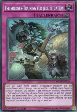 yugioh Fellsoldner-Training fur jede Situation DASA-DE026 SECRET 1AUFLAGE - Image 1