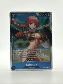 Rebecca OP10-058 SR Super Rare Royal Blood ONE PIECE English - Image 1