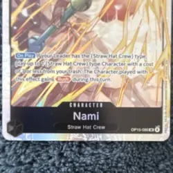 Bandai Nami OP15-086 One Piece CCG Special Holo Character 6000 Power - Image 3