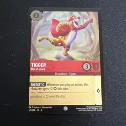 Disney Lorcana - Tigger - One of a Kind 127/204 Foil - Image 1