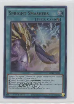 Spright Smashers Ultra Rare 1st Ed. YuGiOh Battles of Legend: Monstrous Revenge - Image 1