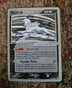 Pokemon TCG 16 Card Lot World Championships 2007 w/ Absol ex, Dark Vaporeon - Image 2