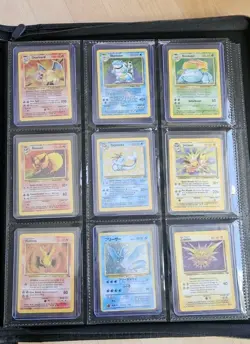 Pokemon Binder. Vintage Card Lot Charizard Blastoise Lugia WOTC. 84 Card Lot. - Image 1
