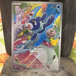 Popplio Full Art Promo Holo 043 Pokemon TCG Card 70HP Water - Image 1