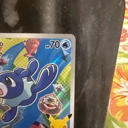 Popplio Full Art Promo Holo 043 Pokemon TCG Card 70HP Water - Image 3