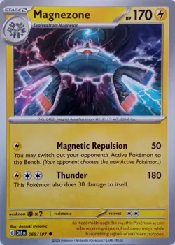 065/197 MAGNEZONE | UNCOMMON | OBSIDIAN FLAMES POKEMON CARD - Image 1