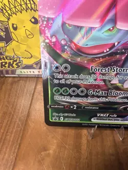 Venusaur VMAX SWSH102 JUMBO Black Star Promo Pokemon Card Oversized - Image 5