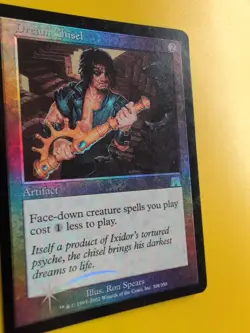Dream Chisel. rare Artifact Onslaugh. MTG Card. Old vintage FOIL. Shooting star. - Image 4