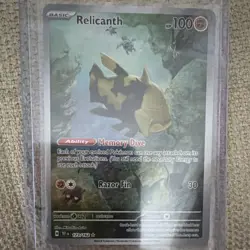 Pokemon Relicanth Rare SV05: Temporal Forces 173/162 100 HP 30 Attack Card - Image 1