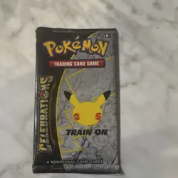 Pokemon Celebrations Booster Pack 4 Cards English - Image 1