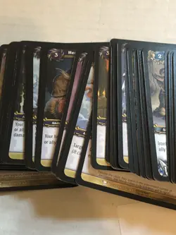 World of Warcraft TCG - Complete Common Set - Heroes of Azeroth 114 Cards Lot - Image 1