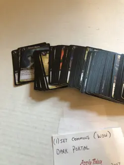 World of Warcraft TCG - Dark Portal - Complete Common Set - 120 Cards - Image 1