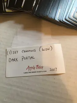 World of Warcraft TCG - Dark Portal - Complete Common Set - 120 Cards - Image 3