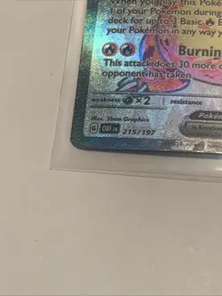 Pokemon TCG Charizard EX Obsidian Flames Special Illustration Card - Image 2