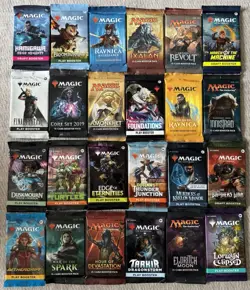 Magic: The Gathering Sealed Booster Pack Lot 24 Packs Various Sets. Chaos Draft - Image 1
