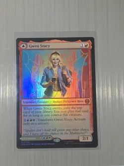 MTG Foil Marvel's Spider-Man SPM Gwen Stacy - Ghost Spider MINT - Image 1