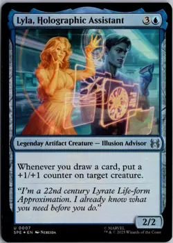 Lyla, Holographic Assistant U Marvel's Spider-Man: Eternal-Legal 7 NM Foil Magic - Image 1