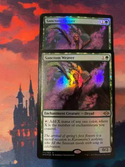 MTG Modern Horizons 2 Sanctum Weaver Foil x 2 - Image 1