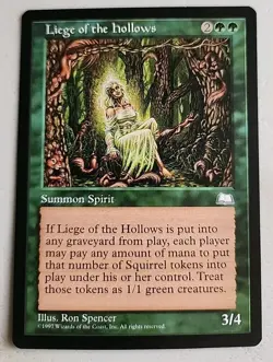 Liege of the Hollows Weatherlight Regular NM Near Mint MTG - Image 1