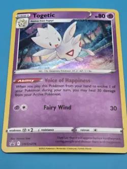 Togetic SWSH276 Holo Sword & Shield Promo Pokemon LP - Image 1