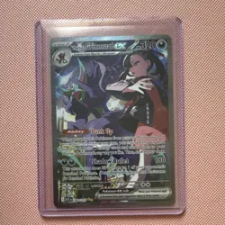 Pokemon Marnie's Grimmsnarl EX Full Art Holo Card 287/217 ASC – Dark Type 2023 - Image 1